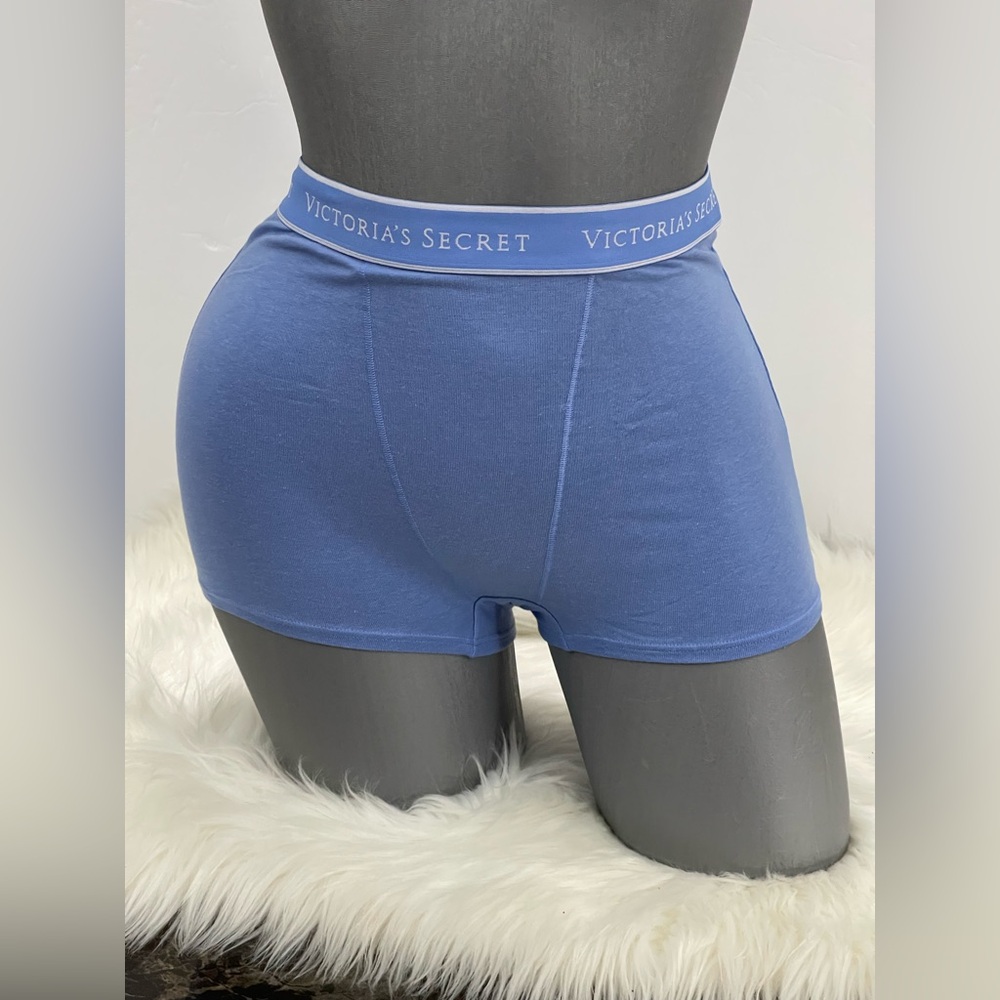 Victoria’s Secret Cotton Logo Cotton High-Waist Boyshort Panty Underwear. NWT